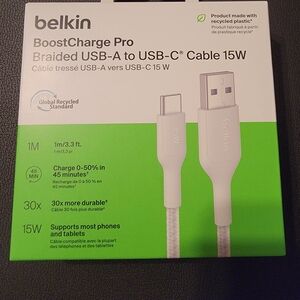 Belkin Eco-Friendly USB-C Cable with PCR Materials